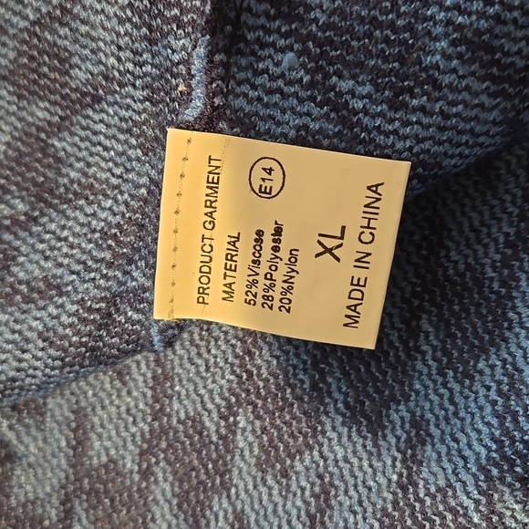 MEENEW v neck sweater dress, blue, size XL, new without tag - Picture 6 of 7